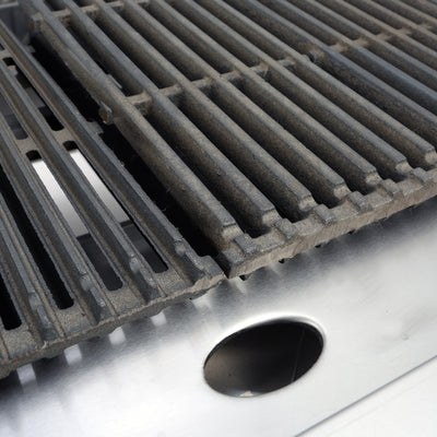 Charbroiler grill close up