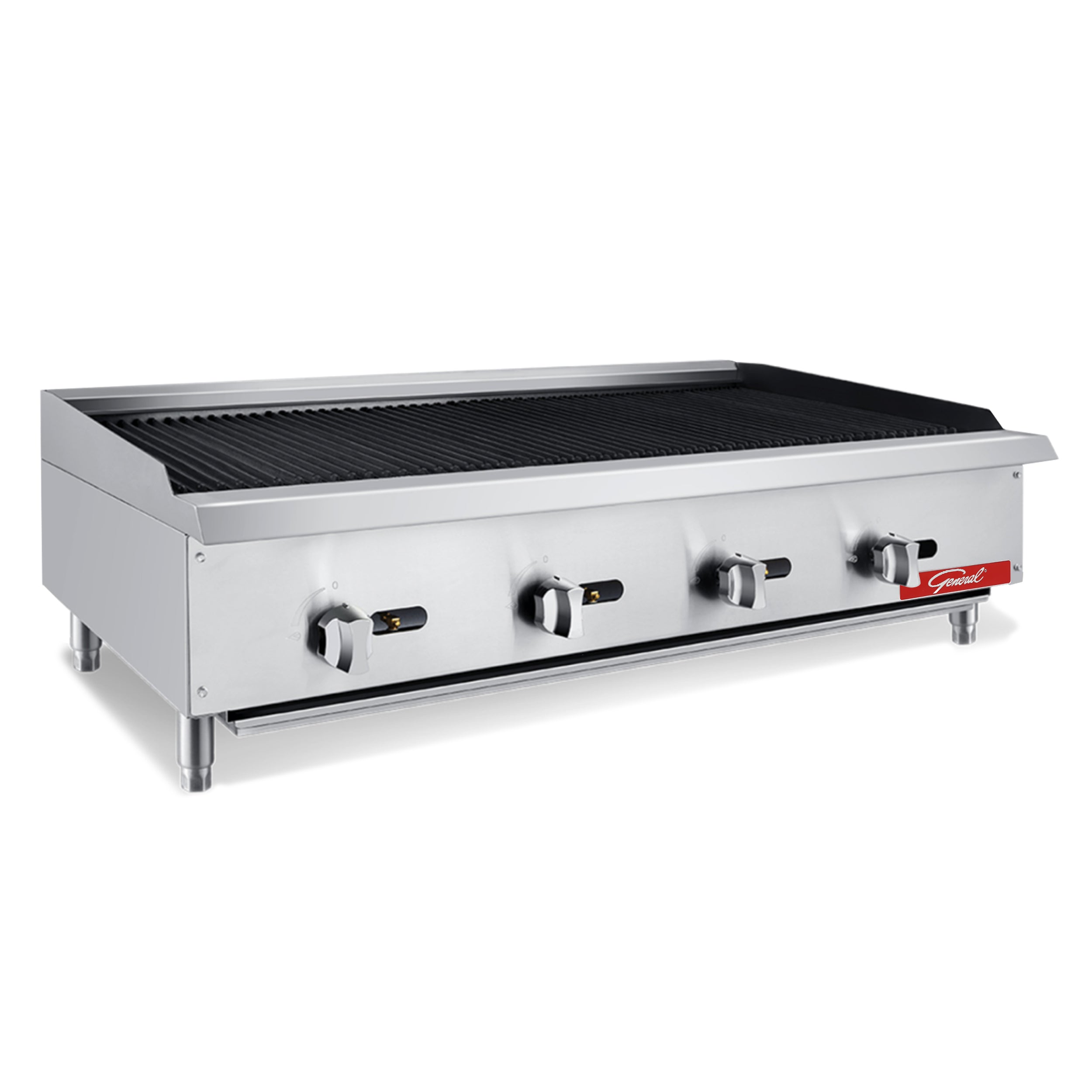Therma-Tek TC48-48RB 48 Radiant Gas Char Broiler - MADE IN THE USA!  Natural Gas