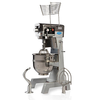 30 Quart Commercial Bench Mixer and accessories